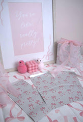 Blush Essentials hair foil sheets closeup emphasizes sturdy aluminum for clean foil shaping.