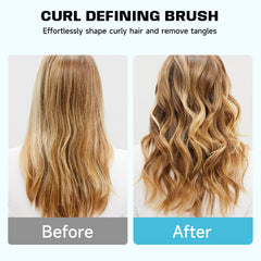 BMONATY curl brush bristles close-up emphasizes premium boar bristles and gentle grip.