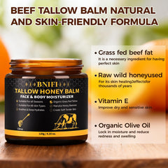 BNIFI balm ingredients close-up showing beeswax and olive oil with deep nourishment.