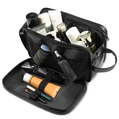 BNSPOCKET inside organization with multiple compartments for easy toiletries arrangement.