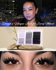 Boahankuke lash clusters kit bottom lashes 5-7mm offers gentle definition for lower lash line.