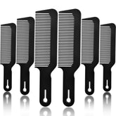 Boao 6-pack heat-resistant combs with matte finish and anti-slip grip for precise clipper work.
