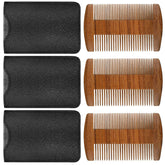 Boao beard comb three-pack sandalwood shown with gift-ready packaging for gifting