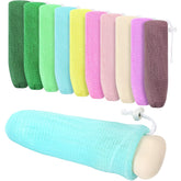 Boao mesh soap bag 20-pieces shown for rich foam and exfoliation during shower.