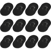 Boao pocket comb 12-pack black closed shows portable storage for on-the-go grooming