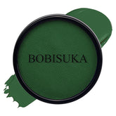 BOBISUKA dark green face paint palette swatches show bold color options for versatile looks.