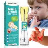 bobknow nail biting day clear bottle shows daytime deterrence with a transparent gentle polish