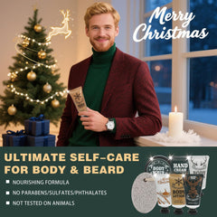 BODY & EARTH Advent Calendar 2025 beard-care collection offers ritual grooming with shampoo, conditioner, and oils.