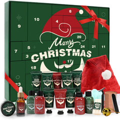BODY & EARTH Advent Calendar 2025 box closeup, premium gift for daily grooming.