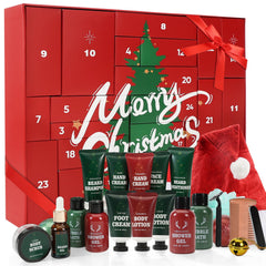 Body & Earth Advent Calendar 2025 main packshot, gift-ready holiday presentation.