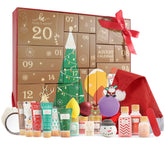 BODY & EARTH Advent Calendar illustrated gift box for festive gifting