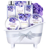 Body & Earth Lavender Honey bubble bath for a soothing spa like soak.