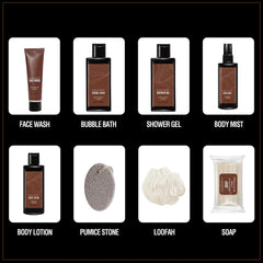 Body & Earth bubble bath 205ml bottle with relaxing fragrance and gentle bubbles.