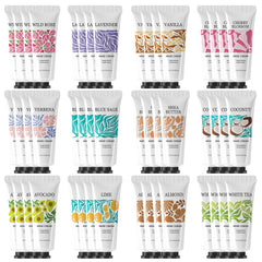 Body & Earth Love 48-pack hand cream variety scent collection for daily moisture and mood-boosting ritual