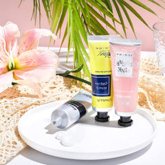 Body Earth Love Nourishing Hand Cream Shea Butter close-up showing non-greasy moisture