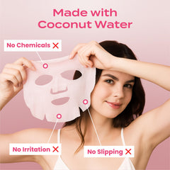 Body Restore fermented coconut water ingredient shot emphasizing gentle, skin-friendly hydration