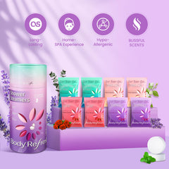 BodyRefresh lavender closeup emphasizes calming fragrance that lasts longer.