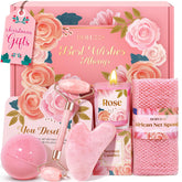 Bofuoos Gua Sha Rose Quartz tool set glides smoothly for facial contouring and relaxation