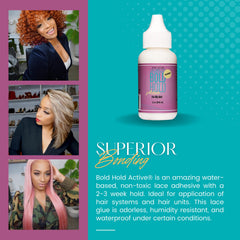 Bold Hold Active latex-free formula is skin-friendly and non-toxic.