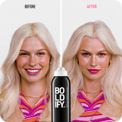Boldify dry shampoo volume boost from finely milled rice starch.