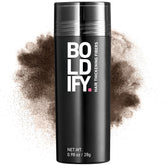 Boldify Hair Fibers crown-area application for instant fullness and natural density.