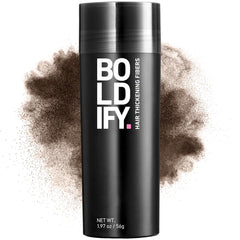 Boldify Hair Fibers crown-area application for an instantly fuller look.