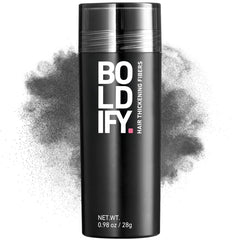 Boldify Hair Fibers crown coverage demonstrates instant fuller look and natural blend.