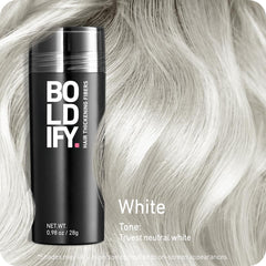 Boldify Hair Fibers partline natural blend creates a seamless hairline.