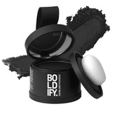 Boldify Hairline Powder compact in black delivers 24-hour root touch-up coverage.