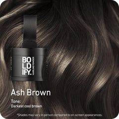 Boldify Hairline Powder compact travel kit shown for on the go touch ups.