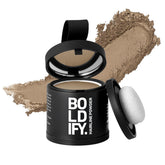 Boldify Hairline Powder compact travel kit demonstrates easy, all-day root coverage.