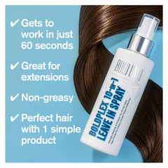 BOLD UNIQ Boldplex lightweight formula applied evenly for effortless detangling.