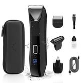 Bomic Manscape 3-in-1 trimmer front view for quick grooming on the go