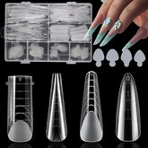 BOMOQING nail dual forms storage box keeps extensions organized for quick design.