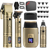Bomxin cordless hair clipper front view for precise home grooming
