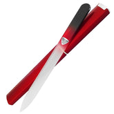Bona Fide Beauty Czech glass nail file close-up shows smooth glide for at-home manicures