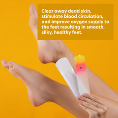 Bona Fide Beauty foot file with sleeve in packaging for travel