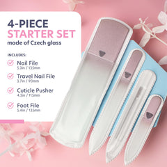 Bona Fide Beauty glass nail file medium shapes nails precisely