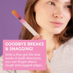 Bona Fide Beauty tempered Bohemian glass highlights durability and long-lasting grit.