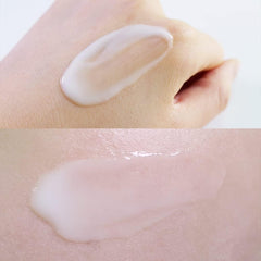 BONAJOUR Green Tea Water Bomb gel texture swatch emphasizing cooling feel