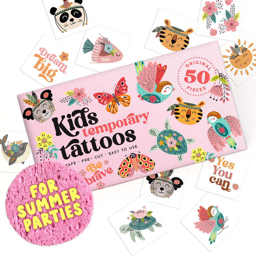 Bonbaloo sea world designs tattoos for imaginative play and outdoor adventures.
