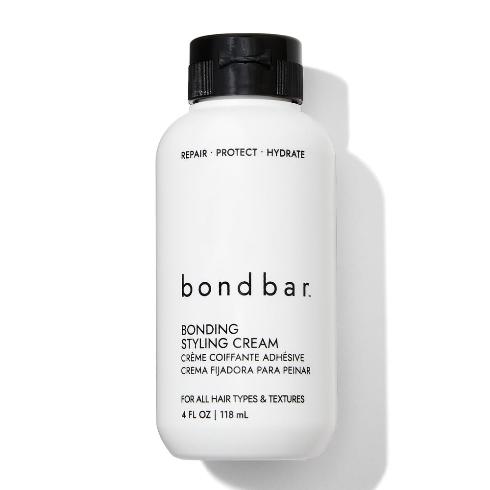Bondbar Styling Cream bottle pour shows easy application for bond repair