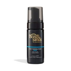 Bondi Sands self tanning foam bottle for a smooth natural bronze finish.