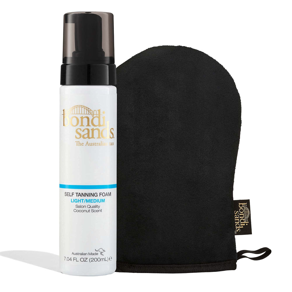 Bondi Sands self-tanning foam bottle for an easy sunless tan