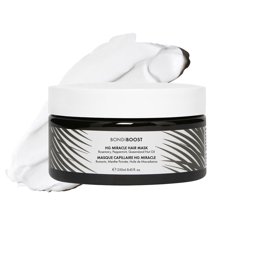 BondiBoost Miracle Hair Mask jar for deep hydration and repair