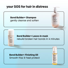 Bondiboost Rapid Repair plant-based technology graphic emphasizes strengthened bonds