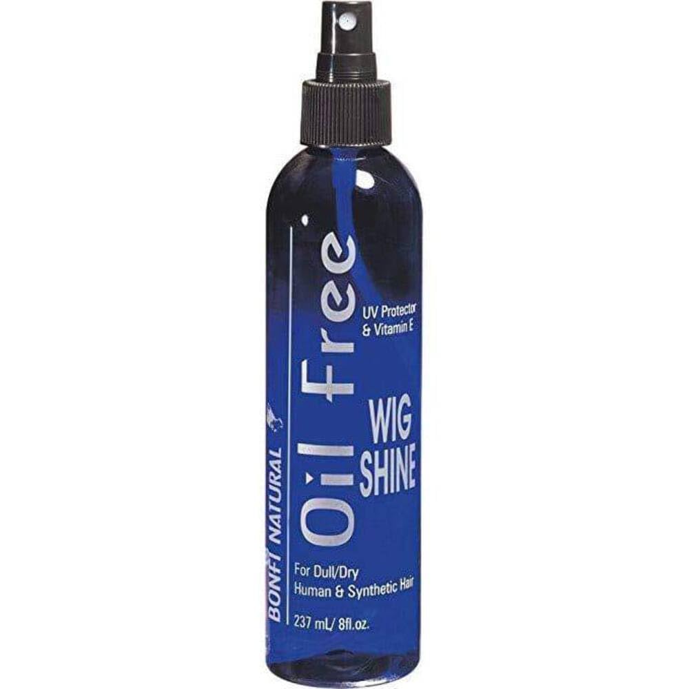 Bonfi Natural Wig Shine Laminator Spray bottle for smoother detangling and easier combing