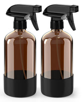 Bontip amber glass spray bottle assembled, UV protection preserves essential oils and cleaners.