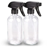 Bontip glass spray bottle 16oz clear suitable for reusable, chemical-free home cleaning.