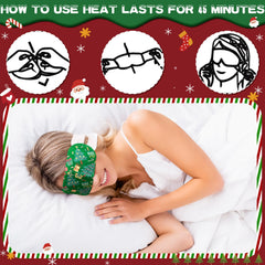 Bonuci lavender-scented steam eye mask promotes calming relaxation during travel or bedtime.